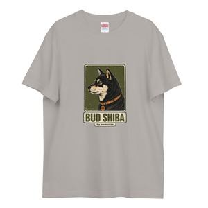 BUD SHIBA｜黒柴ロゴTシャツ｜BD009