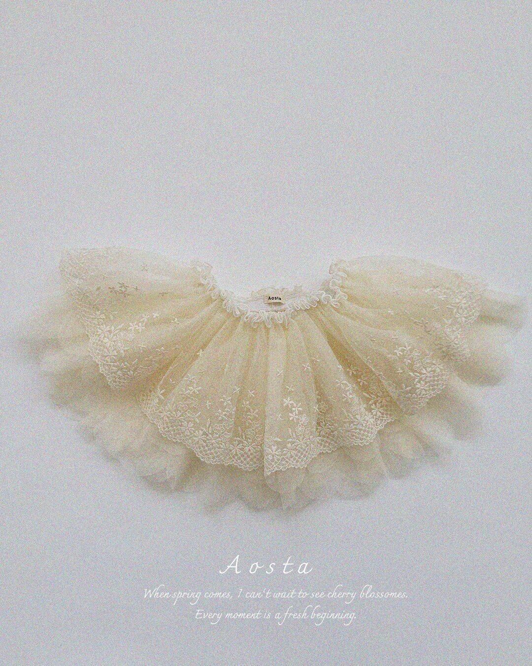 〘即納〙Aosta / Lace Tulle Skirt
