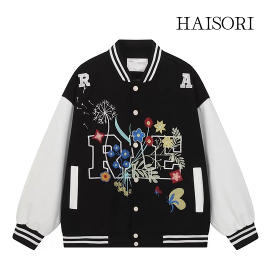 カラフルフラワー・エンブロイダリー・スタジアムジャケット