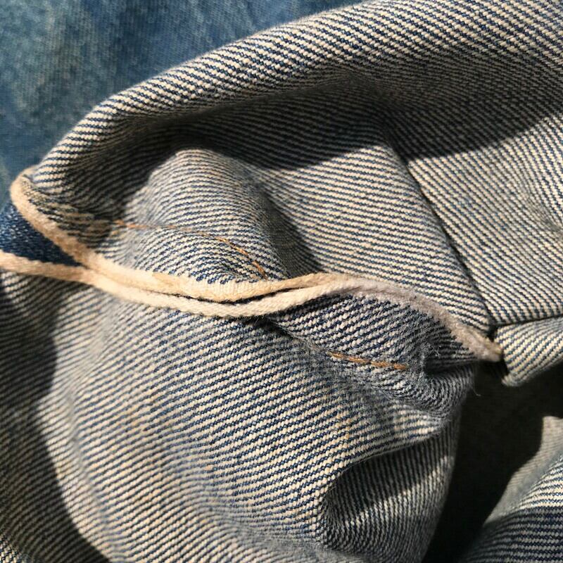 60's LEVI'S 501 Big E リーバイス Vステッチ ウエストシングル 不均等