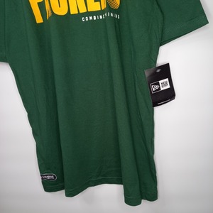 ニューエラ　クルーネック　フットボールTシャツ　パッカーズ　ビッグロゴ　緑