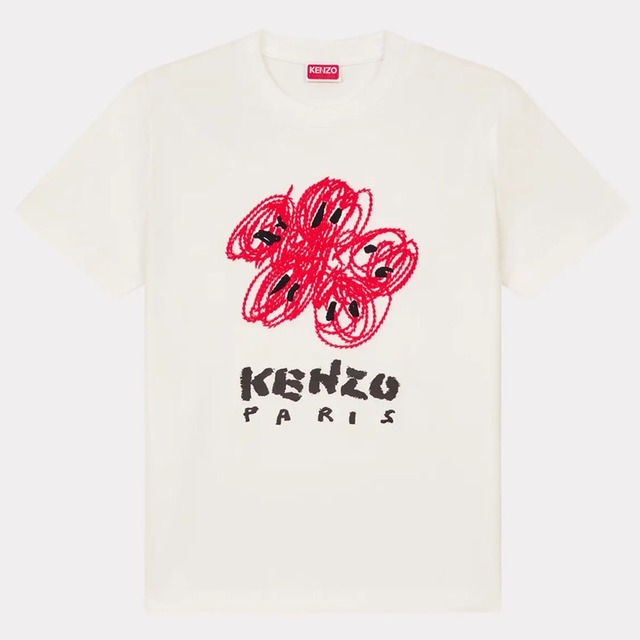 【KENZO】KENZO DRAWN VARSITY LOOSE TEE