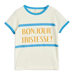 残り1点(80/86)mini rodini / BONJOUR TRISTESSE T-shirt / Blue