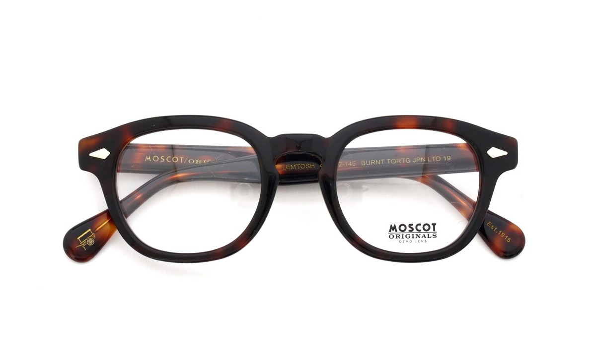 店頭販売にてSOLDOUT表記】MOSCOT メガネ LEMTOSH 46□22-145 BURTG 