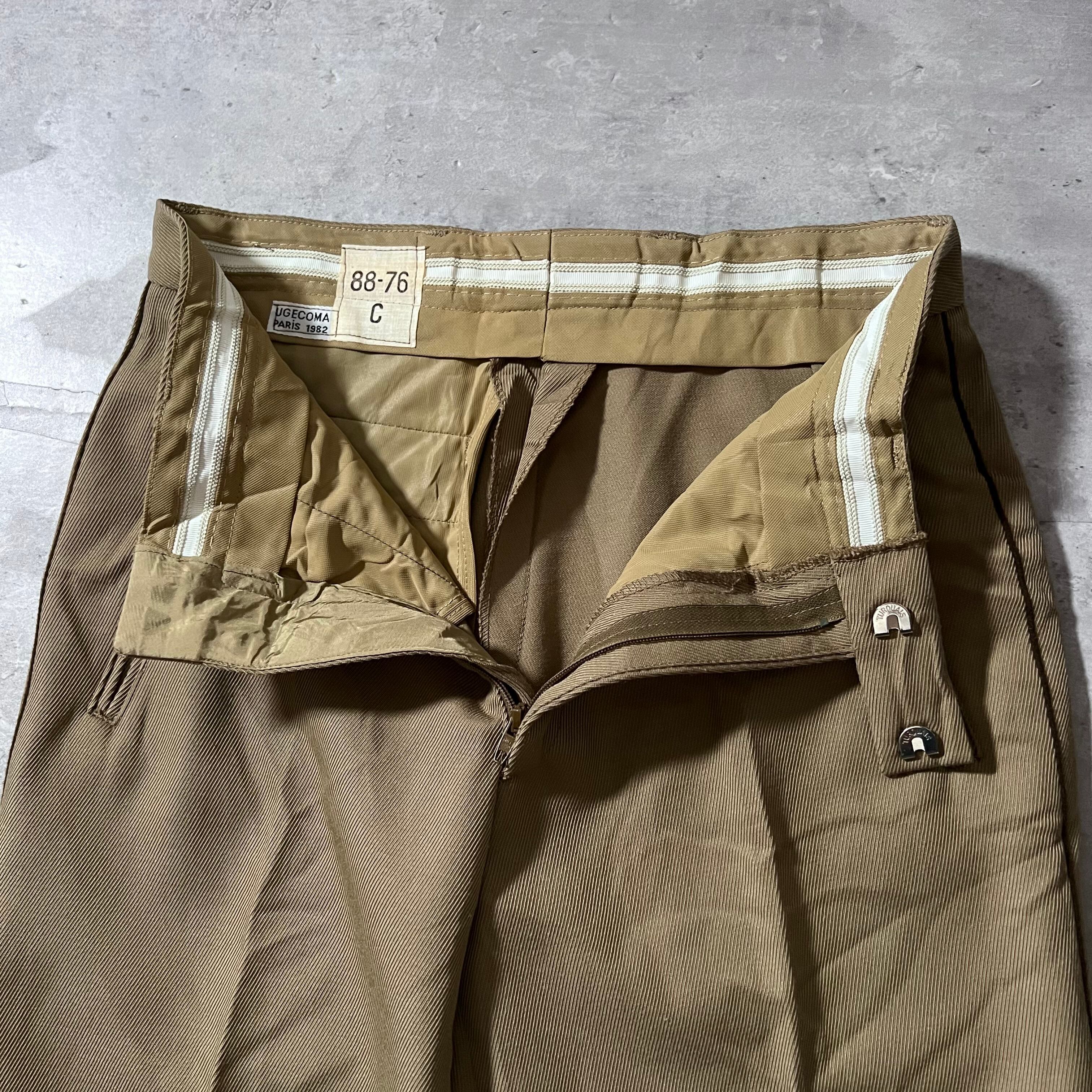 80s “French army” side line military pants dead stock!!! 85年製 ...