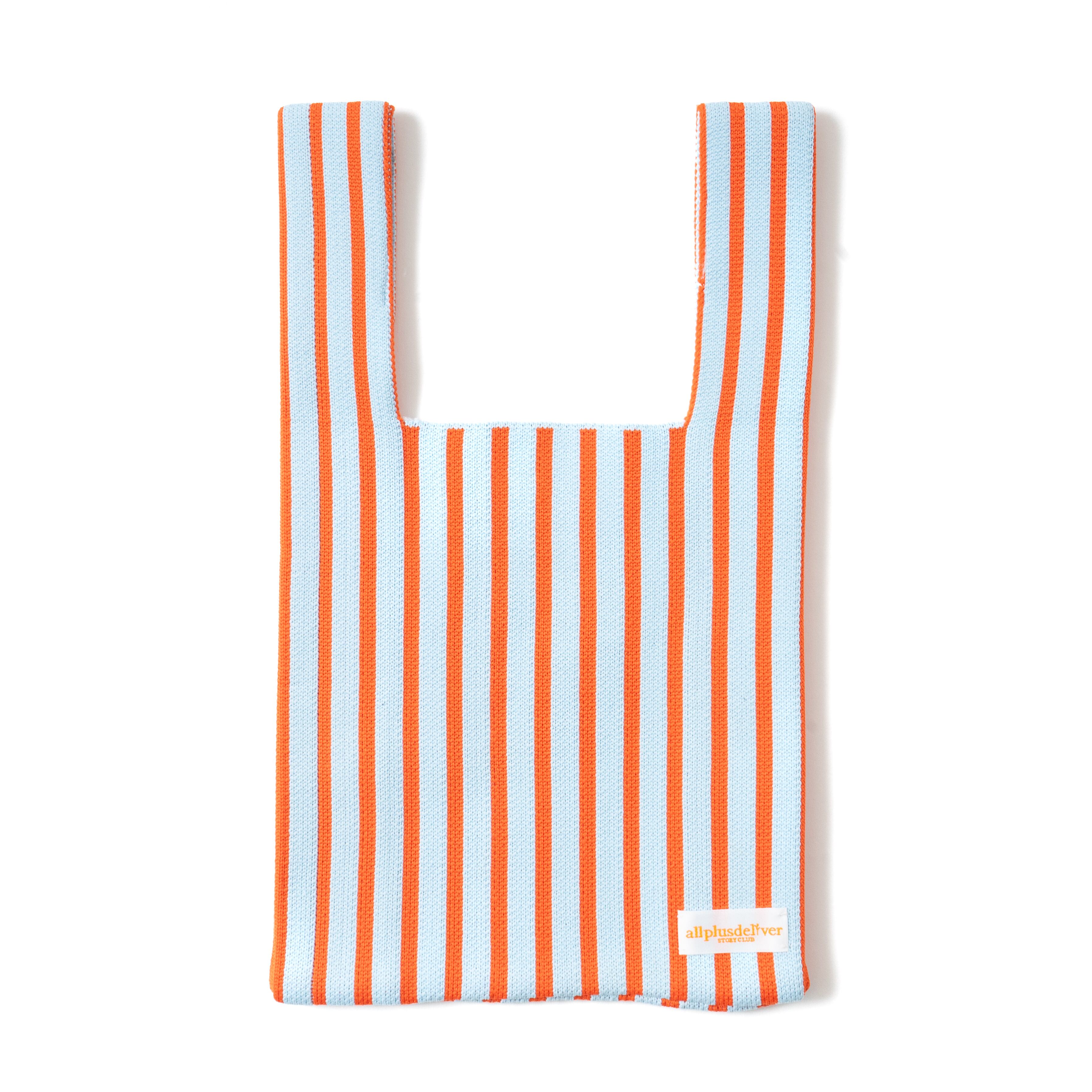 ALPSDR KNIT TOTE BAG S / ORANGE