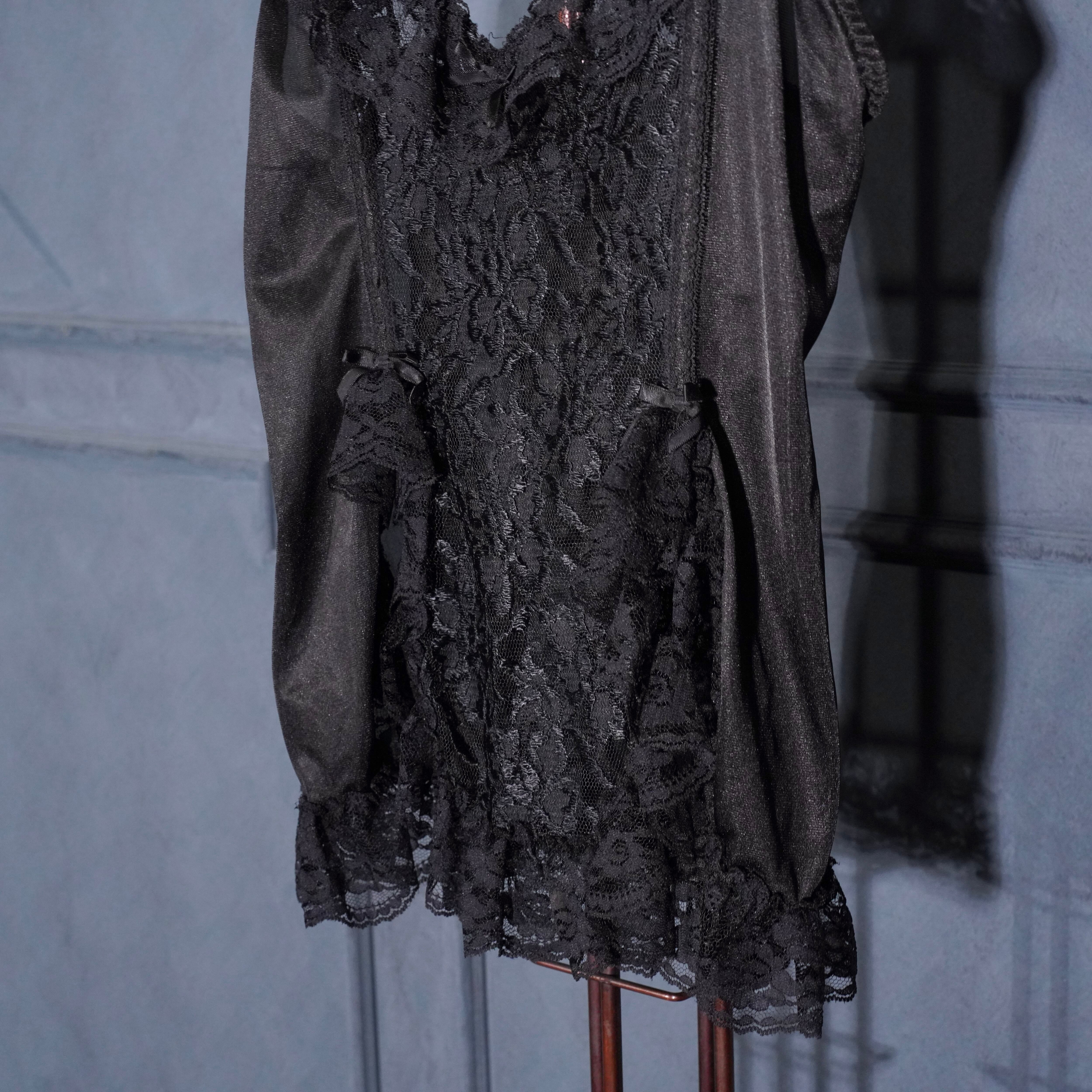 USA VINTAGE LACE DESIGN LINGERIE CAMISOLE/アメリカ古着レース