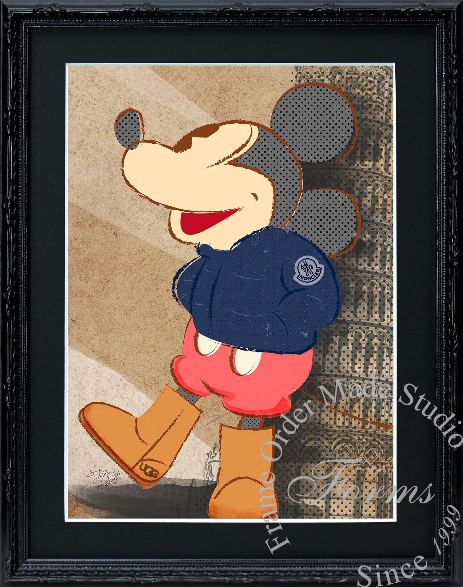 ランキングや新製品 絵画 インテリア ディズニー ブランドオマージュアート スターデザイン ミッキーマウス モンクレール Ugg ポスター インテリア小物 置物 Pachvrs Org