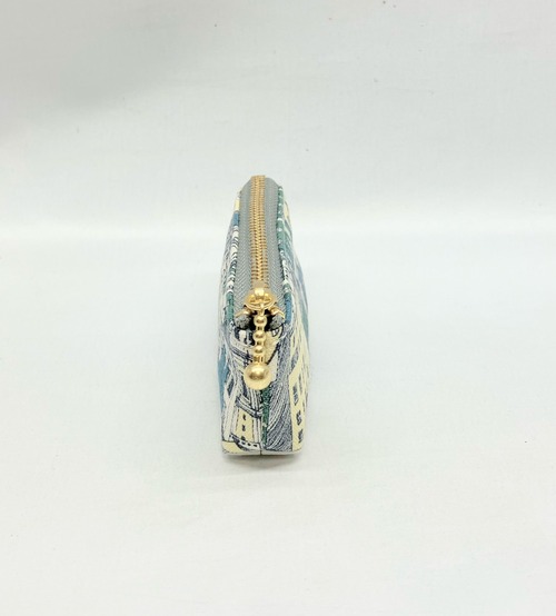 印鑑ポーチ　ミニポーチ　黒猫の散歩｜とりさん工房ーかわいいハンドメイドポーチ