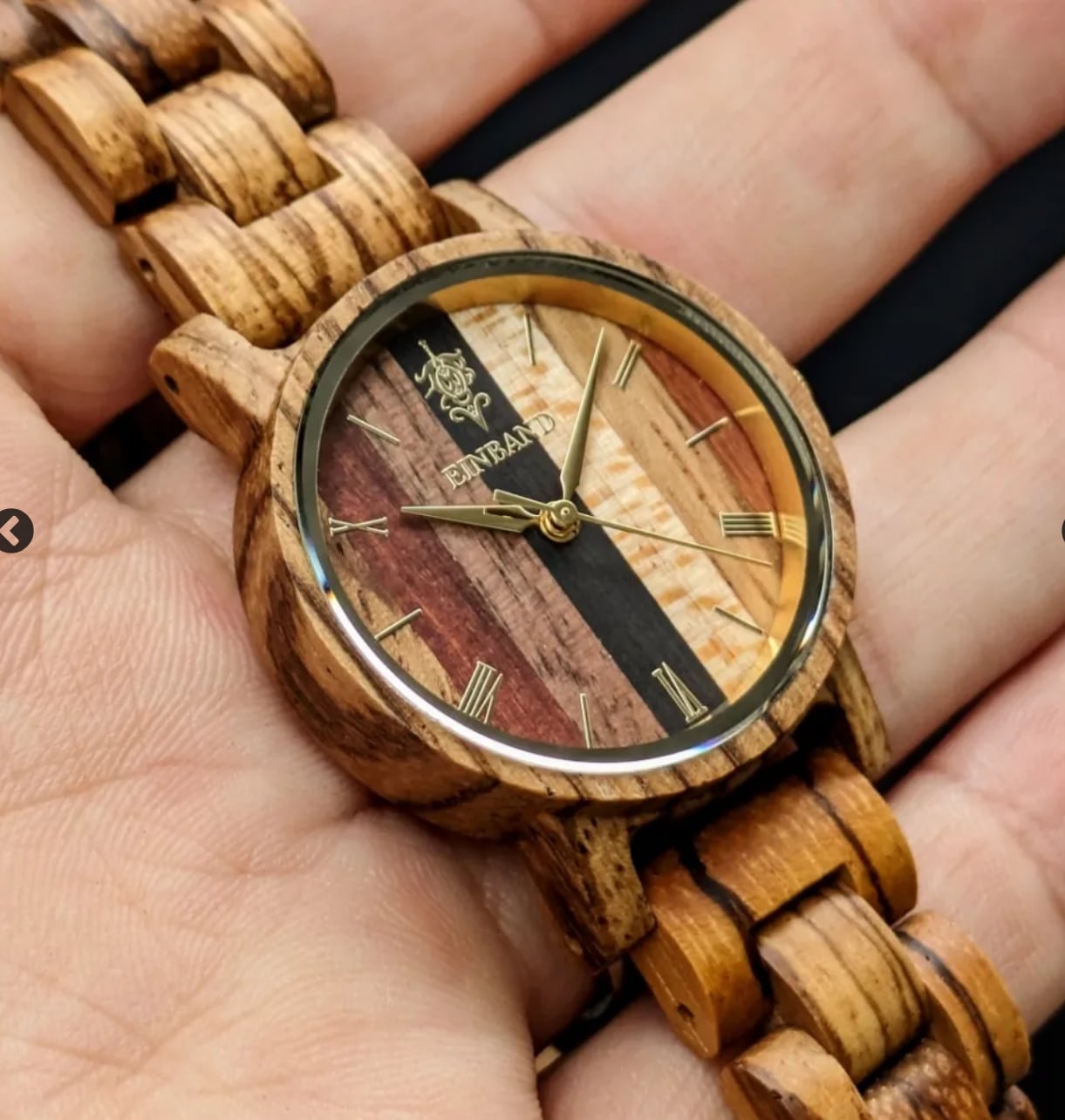 EINBAND EINBAND Reise Mix Wood × Zebrawood 木製腕時計