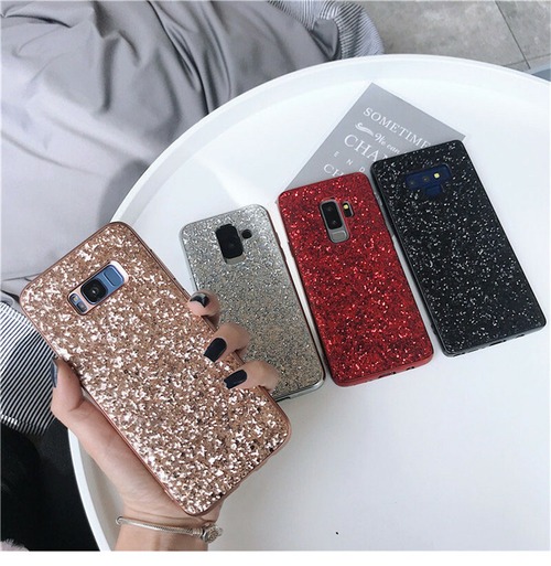 キラキラ Galaxy S10 S10plus S9 S9plus Note9 S8 S8plus Note8 S7edge ケース 金箔付き 魅力 セレブ調 高級感 オシャレ レディース おすすめ☆