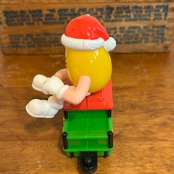 M&M's クリスマス・トレイン・トッパー サーカストレイン 列車 機関車 イエロー ミールトイ エムアンドエムズ MU-291