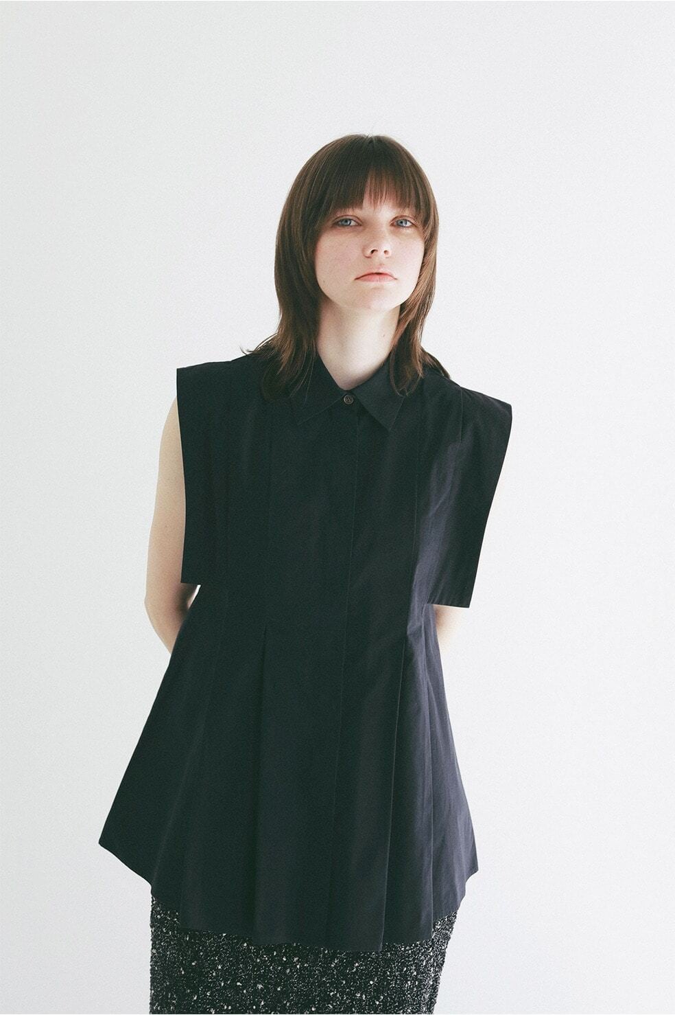 CLANE] クラネ TOPSTITCHED FRILL STRAIGHT PANTS(IVORY) CLANE SQUARE