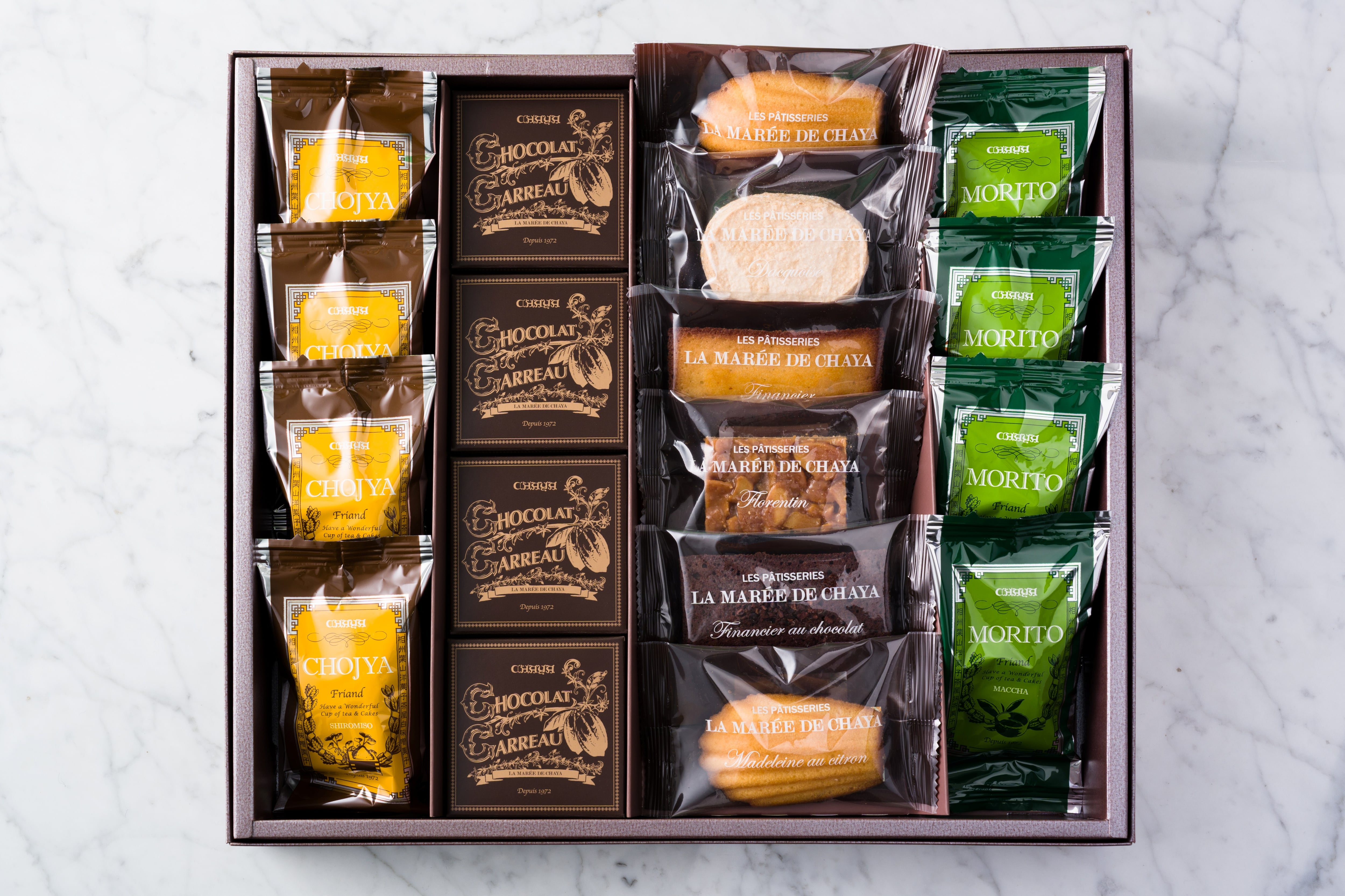 焼菓子詰合せ 18個入 | LES PÂTISSERIES LA MARÉE DE CHAYA