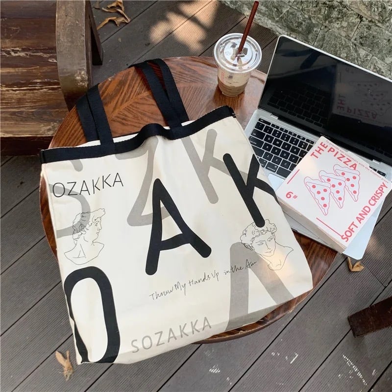 2color / 新アルファベットキャンバストートバッグ