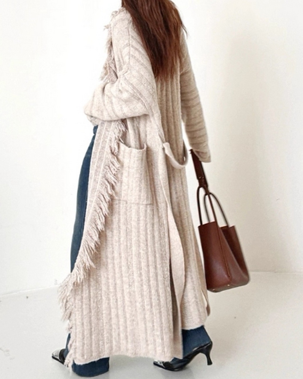 リラックスローブロングカーディガン 2color A0526 - 3