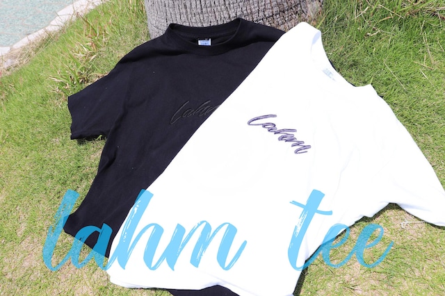 【少量キャンセルでました】lahm 刺繍 TEE