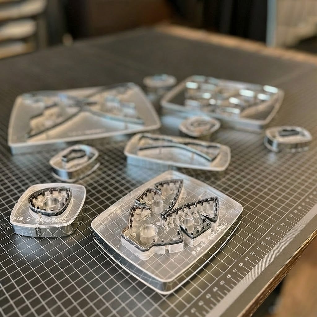 ブルー】てんとうむし ｜ 革模型キット 004 レザークラフト DIY | 京都