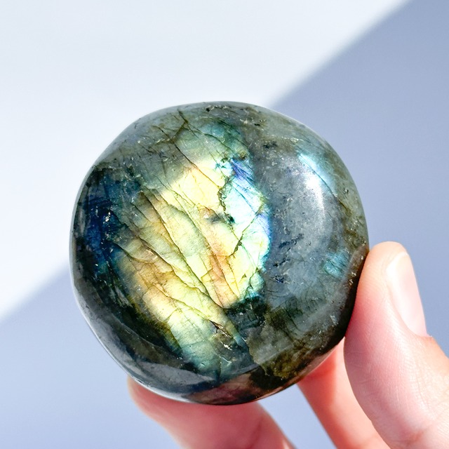 ラブラドライト パームストーン 92◇ Labradorite palm stone ◇天然石・鉱物・パワーストーン