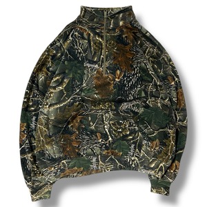Real Tree Half Zip Sweatshirt