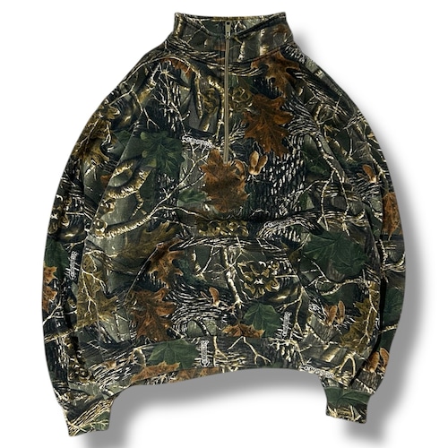 Real Tree Half Zip Sweatshirt