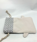 ジンベエザメ　巾着袋　小｜とりさん工房ーかわいいハンドメイドポーチ