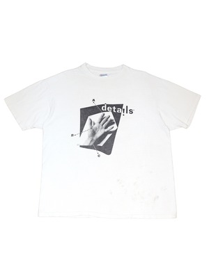 90s Vintage Details Hand Print Science　XL