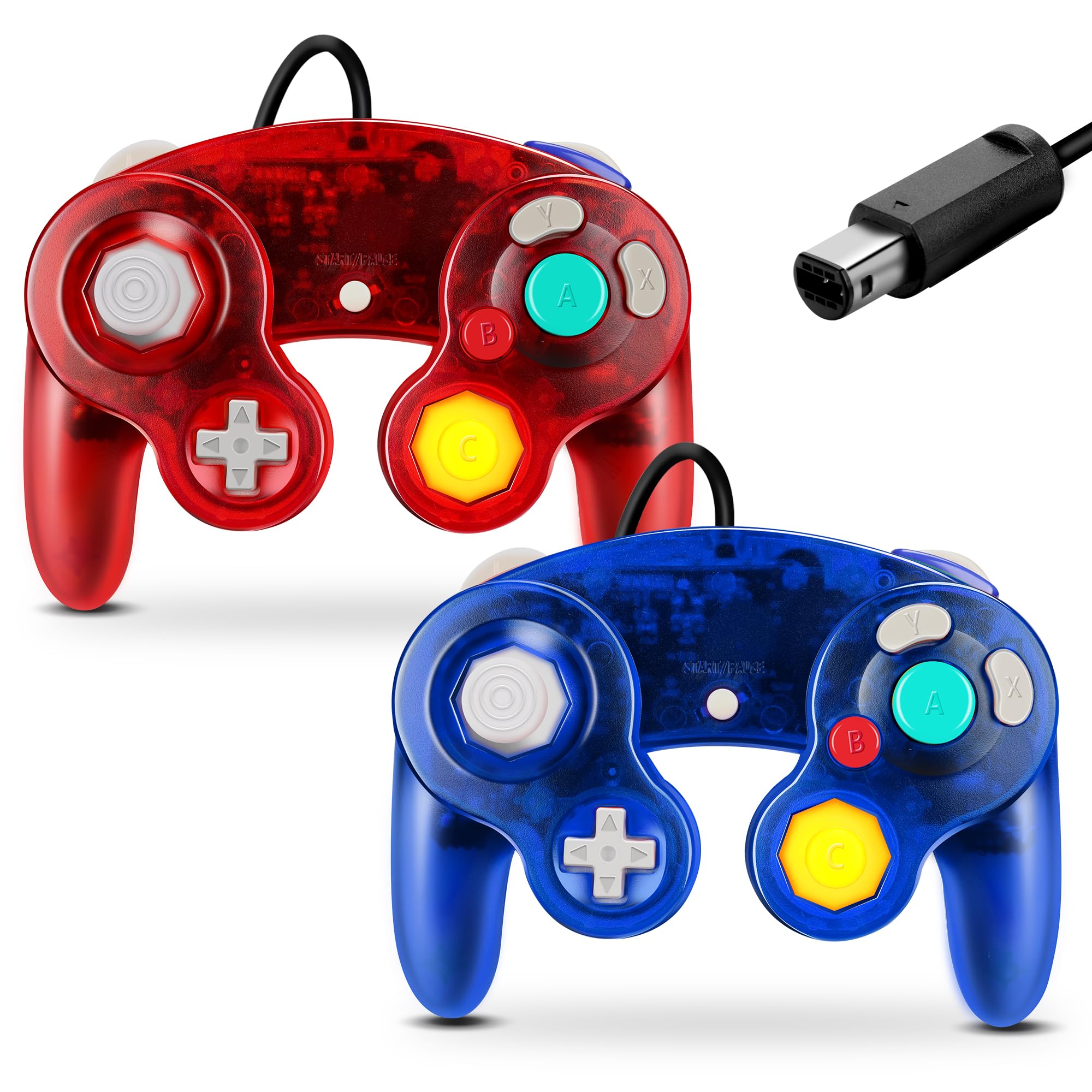 FIOTOK ゲームキューブコントローラー クラシック有線コントローラー