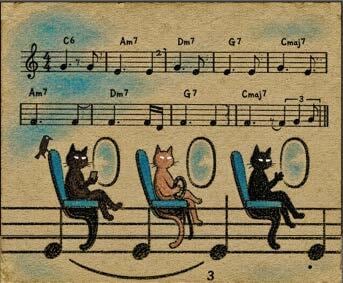 George Bayer "What’s new Pussy Cat Le Chat" Original