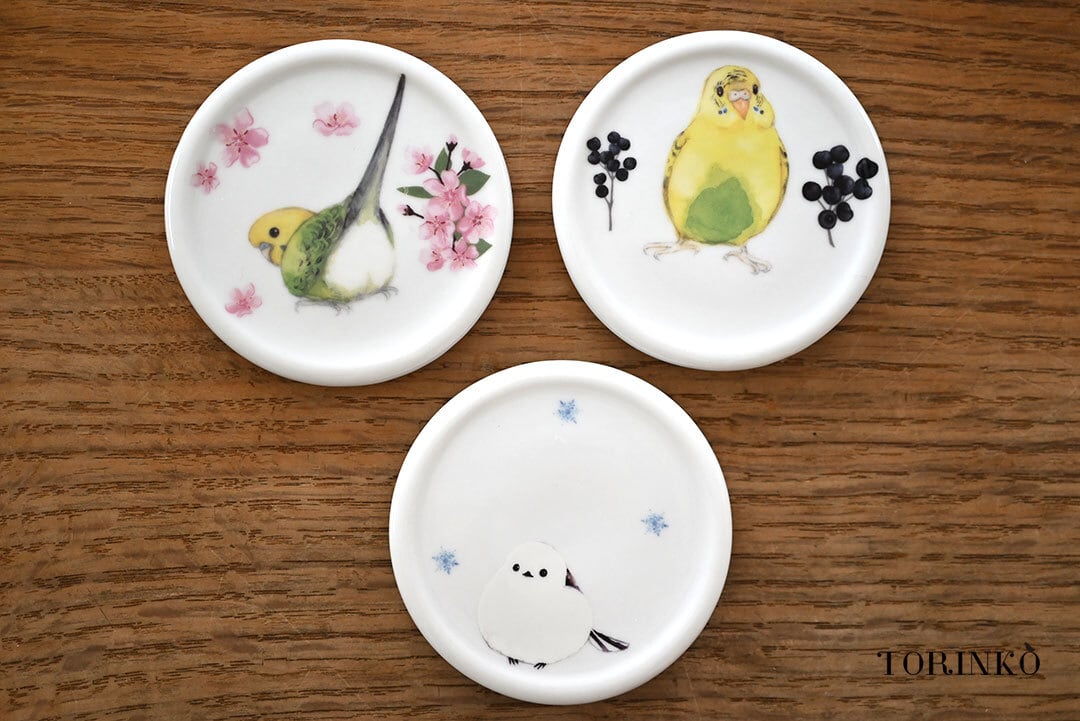 コースター（マグの蓋） （80羽の中からお好きな鳥・インコを選べます