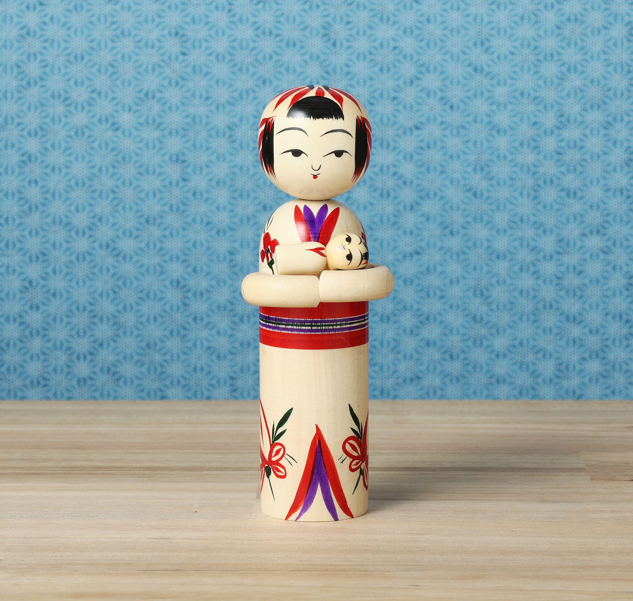 遠刈田系こけし Togatta style kokeshi doll | 早坂政弘工人 Masahiro