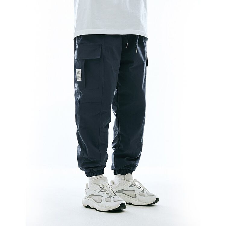 ★DRAWSTRING BUNDLE LEG CASUAL SPORTS PANTS　　　A0498