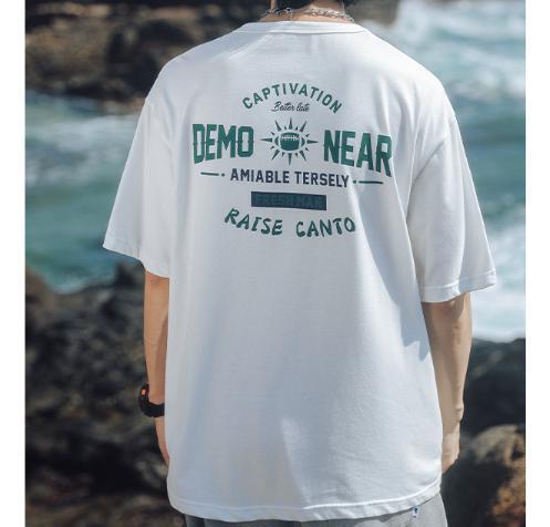 ヘルノ 刺繍ロゴ入り ドロップショルダーTシャツ 40 ヘルノ 刺繍