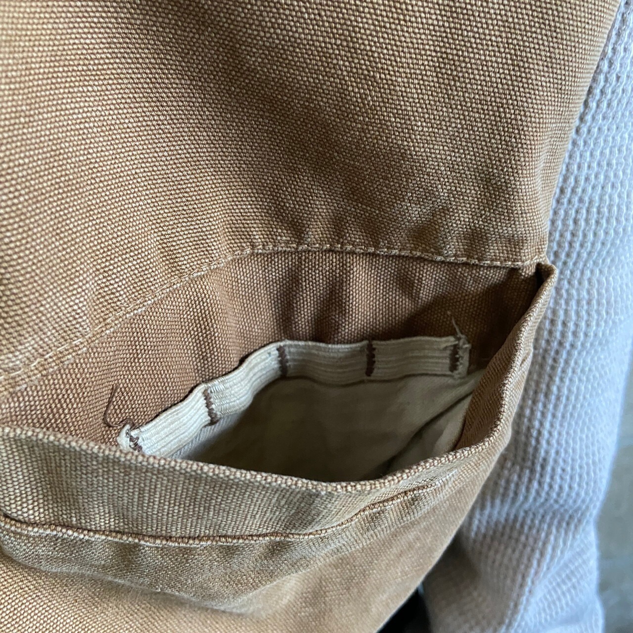 70年代 USA製 プリントタグ Carhartt カーハート ダック地 ワーク 