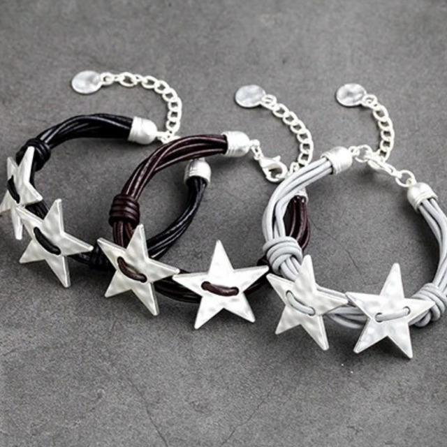 【TR0340】Double Star Rope Bracelet
