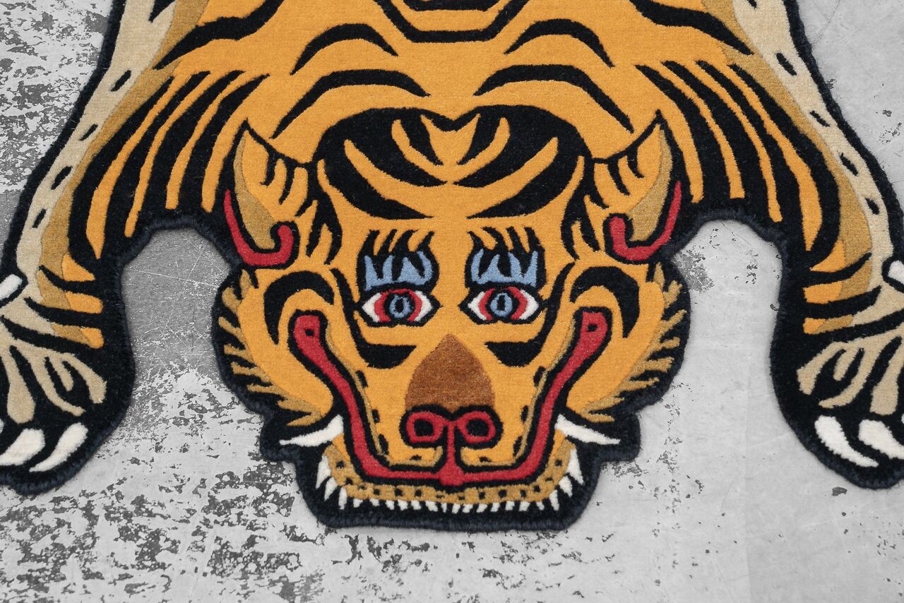 Tibetan Tiger Rug 《Mサイズ•ウール254》チベタンタイガーラグ