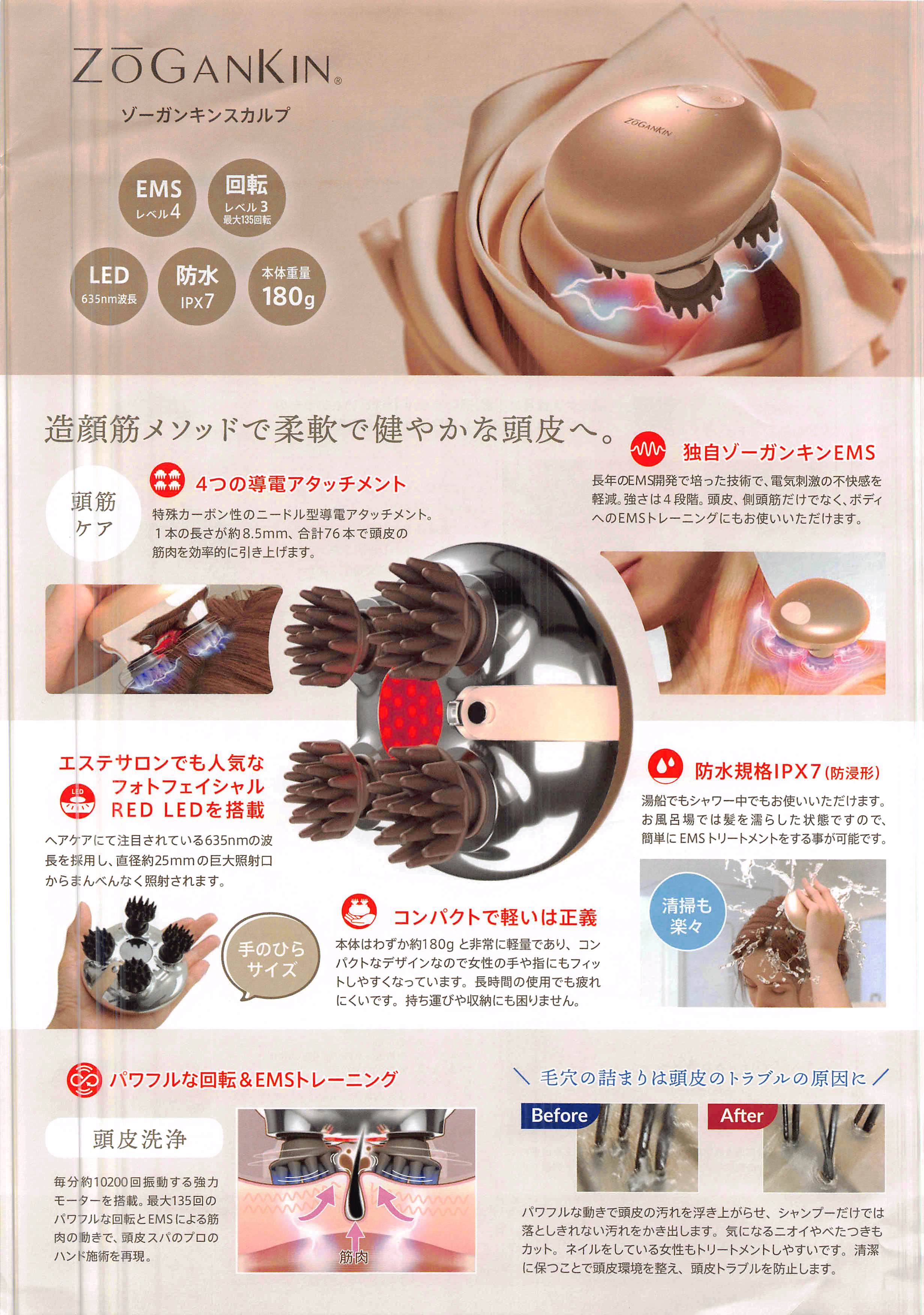 電気バリブラシ×ヘッドスパ】ゾーガンキンスカルプ | 10%OFF 電気バリブラシ×ヘッドスパ】ゾーガンキンスカルプ | 10%OFF