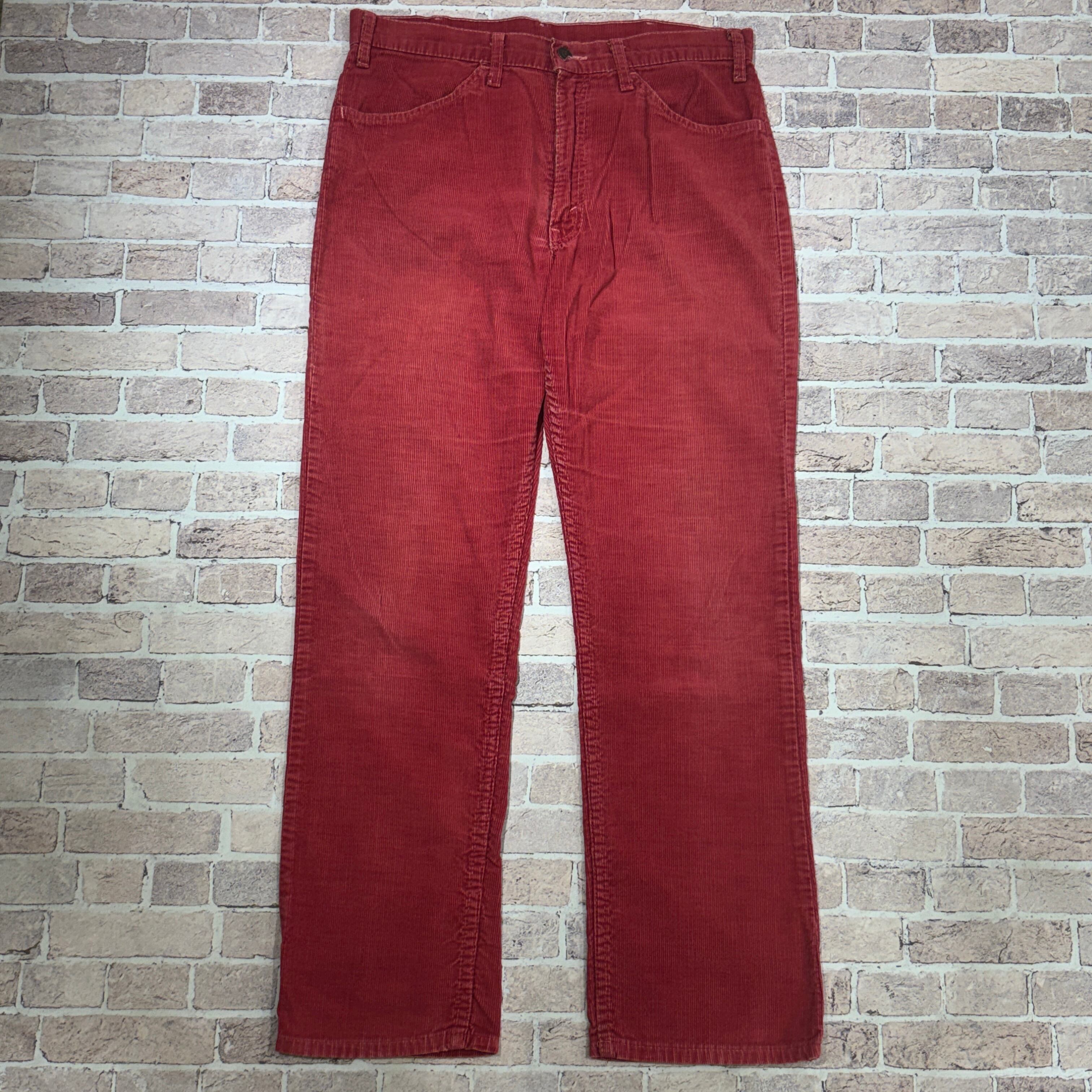 1990s LEVI'S 519 CORDS PANT RED | safarionline