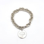 TIFFANY & Co. ティファニー リターントゥラウンド ブレスレット SV925 17~17.5cm 36.3g シルバー
