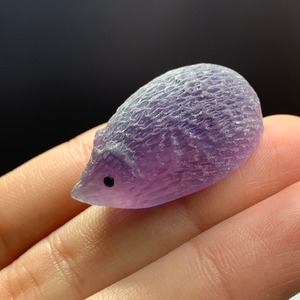 24優しい色合いフローライトハリネズミさん