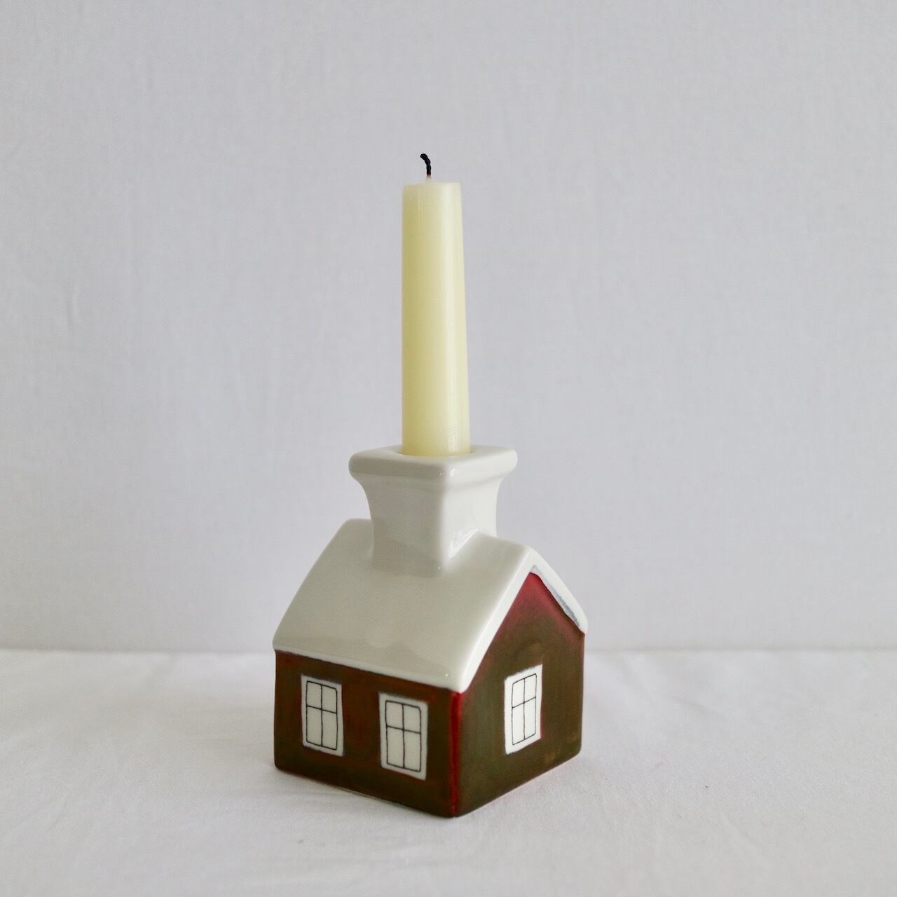 【希少別注品】ARABIA ヘルヤ ハウスキャンドルホルダー Talo レッド アラビア ヘルヤ キャンドルホルダー レッド ARABIA ヘルヤ ハウス