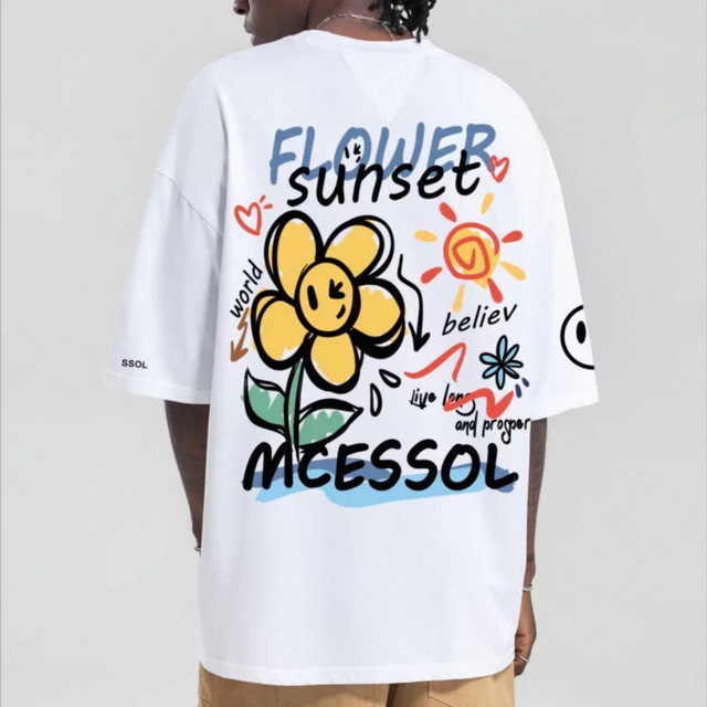 オーバーサイズ グラフィック short sleeve ◆4col    BL0453