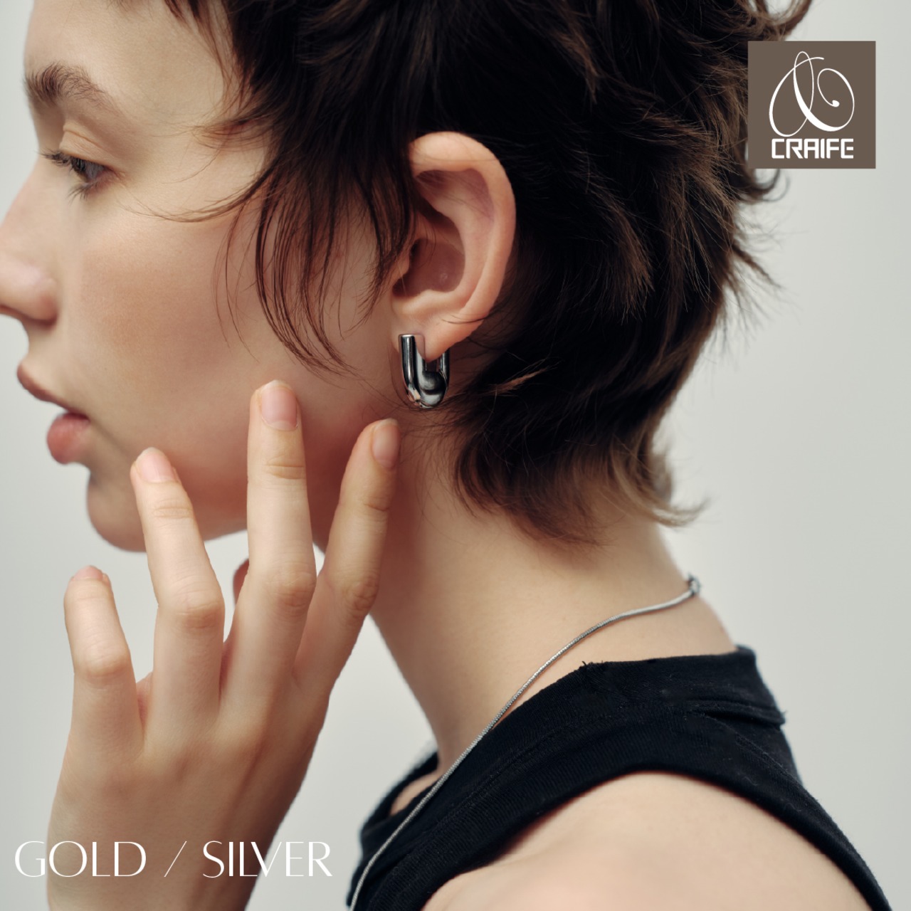 Hoop pierce -Gold/Silver-