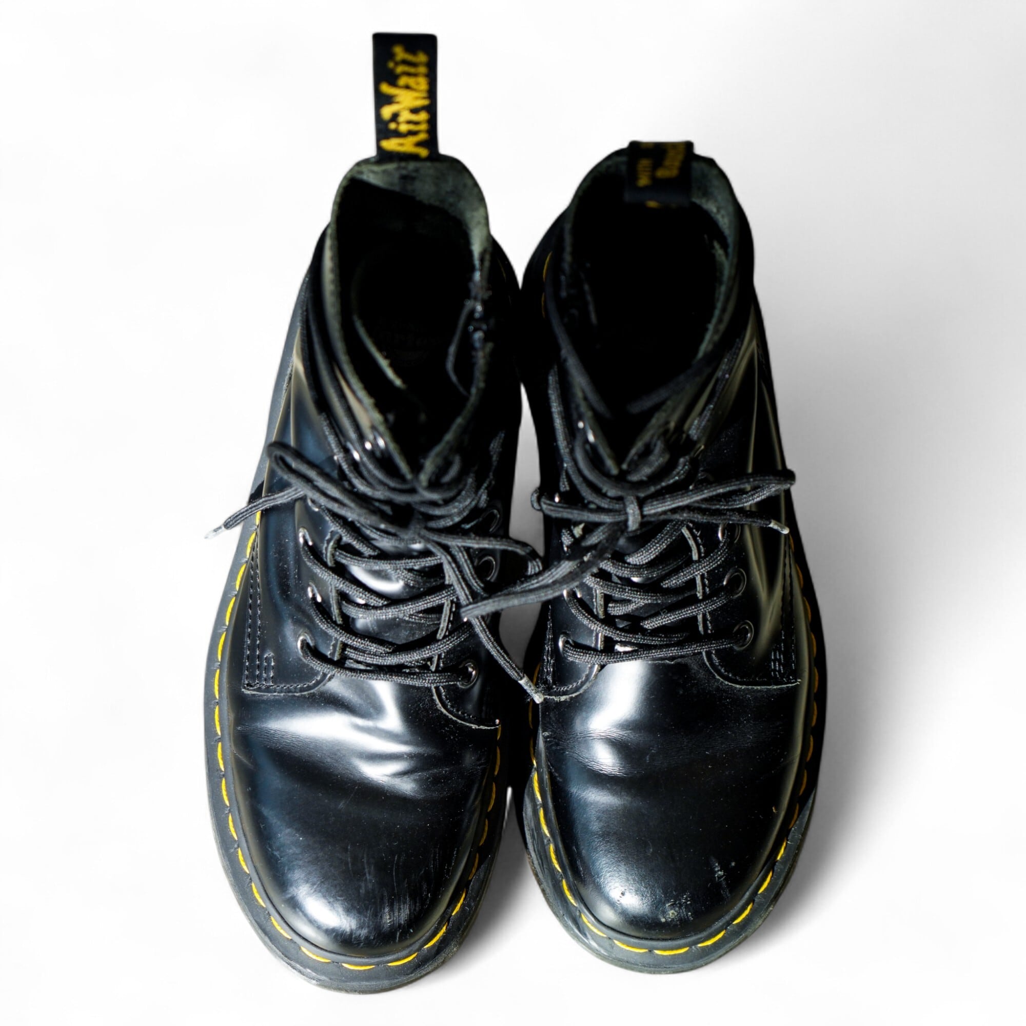 ドクターマーチン jadon uk5 極美品】Dr.Martens JADON UK5 黒 厚底 8ホール BEX