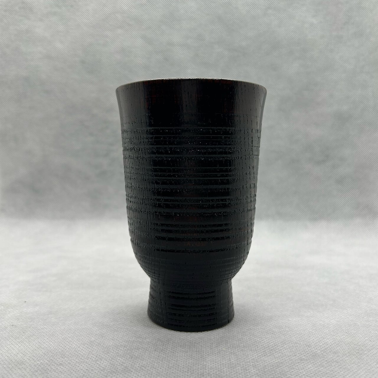 カップ 栗材 黒 拭漆 No.3