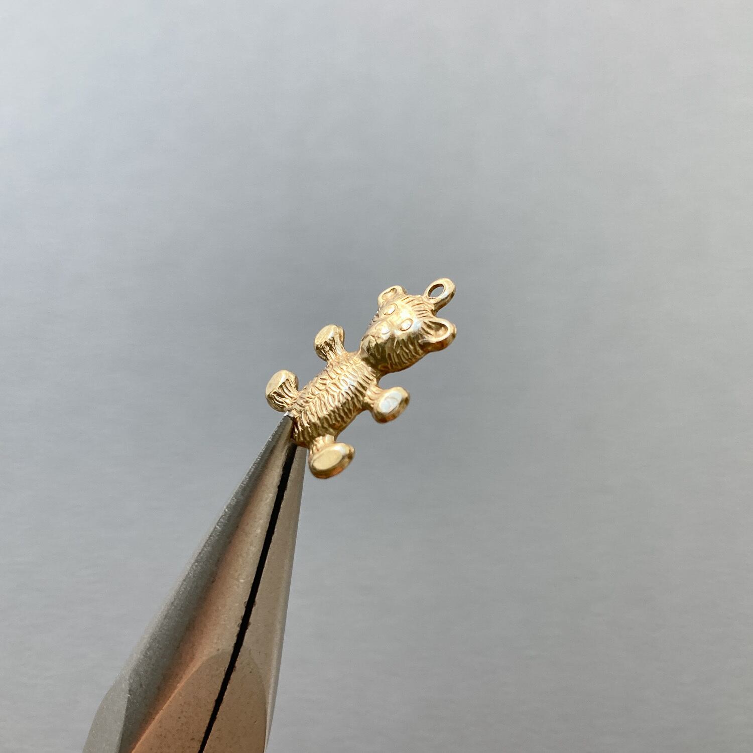 最終入荷〉USA真鍮 テディベアチャーム | Dua-アクセサリーパーツショップ