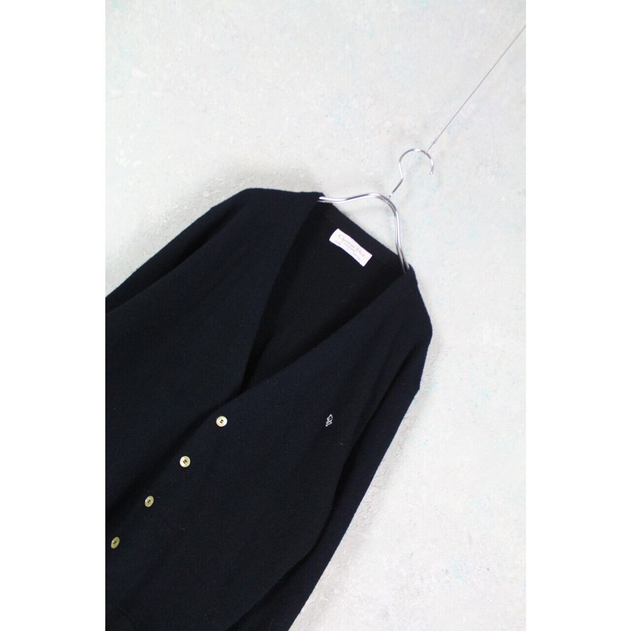 Christian Dior ブラック ニット カーディガン 【OT-2274】 | cv