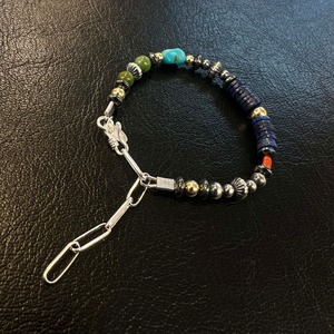 ブライト（Bright）ブレスレット（Wave Lapis Lazuli) 17〜22cm
