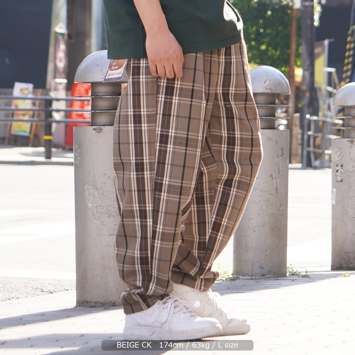 checked pants チェック柄パンツ 長ズボン ストリート古着 アメカジ