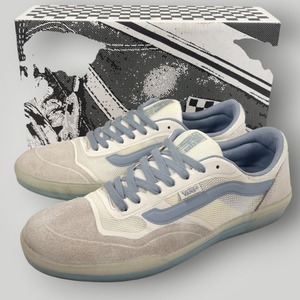 【VANS】AVE スニーカー スケボー シューズ 靴 メンズ 28.5cm アイボリー/BLUE アンソニー・ヴァン・エンゲラン バンズ ローカット